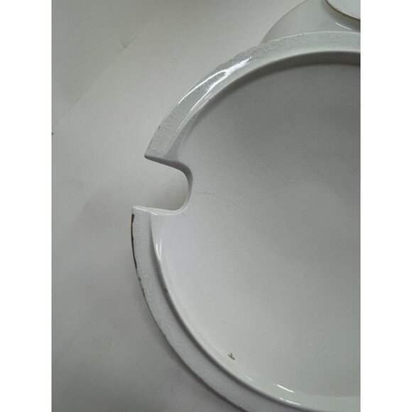 Antique Johnson Brothers Soup Tureen Ironstone with Matching Ladle White - Picture 14 of 16